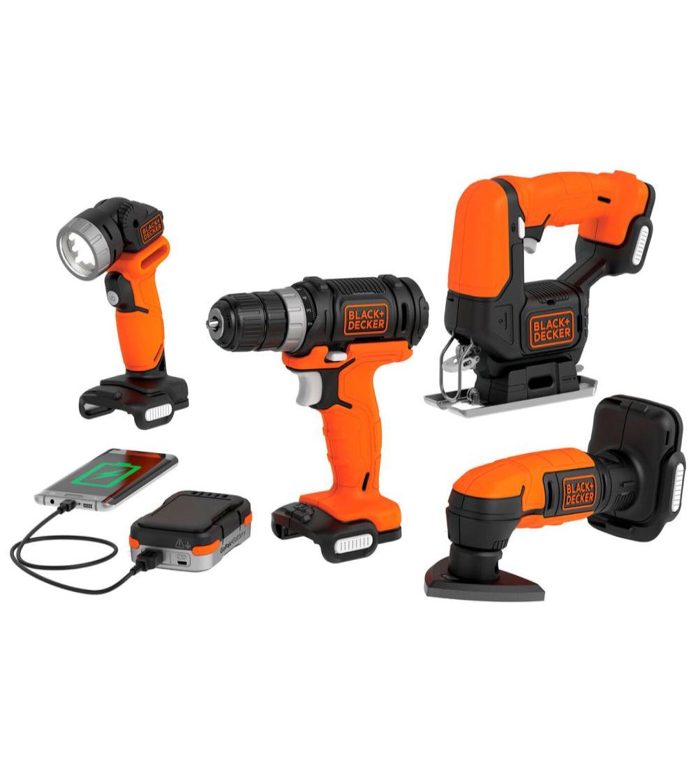 KIT HERRAMIENTAS GO-PACK 12V B+D X4 FUNCIONES